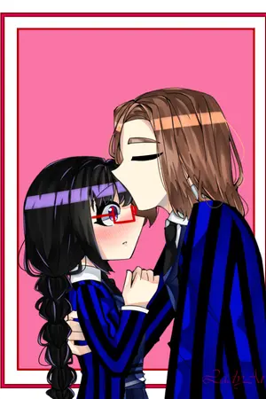 ปกนิยาย Fanfic Wednesday (Xarier X oc) สาวแว่นขี้อายอยู่ในเรื่องน้องวันพุธ