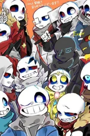 ปกนิยาย (Undertale sans au x reader) รักนะพวกบ้าทั้งหลาย