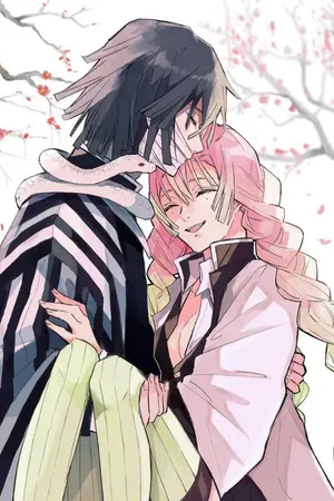 ปกนิยาย Kimetsu​ No​ Yaiba​ Obanai X Mitsuri พ่องูน้อยกับยังดังโงะ