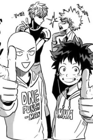 ปกนิยาย [opm x mha]เกิดใหม่พร้อมพลังกายภาพโล้นซ่า