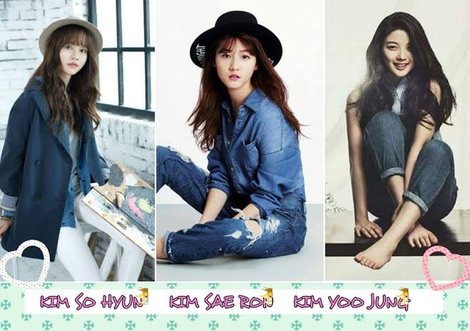 คิมยูจอง คิมโซฮยอน คิมแซรน คุณว่าใครสวยที่สุด