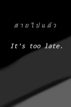 ปกนิยาย It's too late.