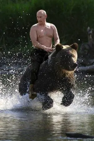 ปกนิยาย ปูตินถูกอัญเชิญไปสู้กับเทพ