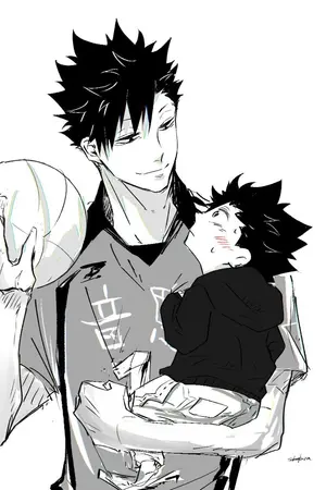 ปกนิยาย HAIKYUU - HE IS MY SON,SHE IS MY WIFE [KUROO X OC]