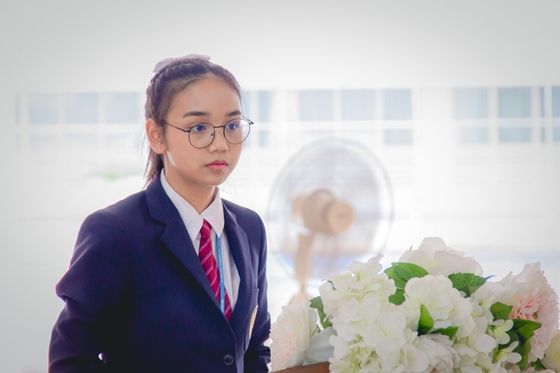 พี่เปี่ยมทำหน้าที่พิธีกรงานไหว้ครู  ตอนเรียนปวช. ปี 1