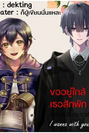 ปกนิยาย ขออยู่ใกล้เธอสักพัก ก่อนที่ฉันจะจากไป ( i wanna with you )