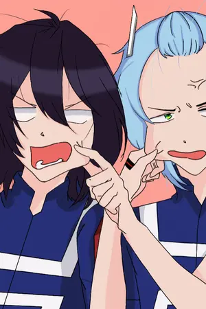 ปกนิยาย (My hero academic x Oc) เมื่อพระเจ้าส่ง2สาววายมาเกิดใหม่