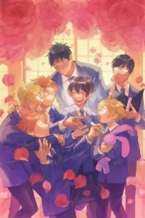 ปกนิยาย (fic ouran high school host club) ผมไม่ได้อยากเป็นโฮสต์ซะหน่อย