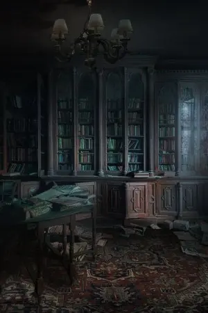 ปกนิยาย หญิงสาวในห้องสมุด