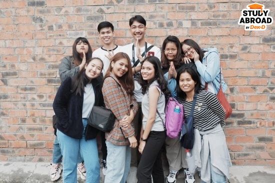 เพื่อนร่วมคณะจาก มอ.  ที่ไปแลกเปลี่ยนด้วยกัน