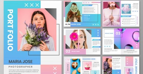 พอร์ตจะต้องมีความเป็นตัวของเราเองและเลือกใช้สีสันให้มีความสะดุดตา