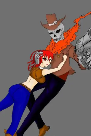 ปกนิยาย ลูกสาวนายอำเภอกับคาวบอยอมตะ1,000ปี