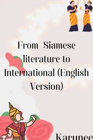 ปกนิยาย From Siamese literature to international ( English ver.)