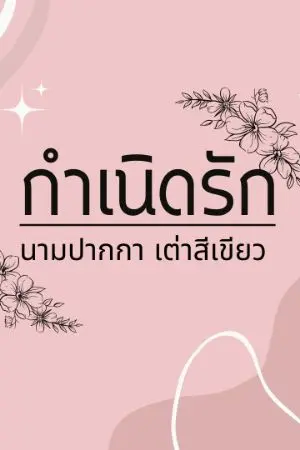 ปกนิยาย กำเนิดรัก