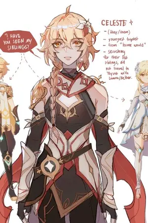 ปกนิยาย [genshin impact]ฉันคือพี่สาวของ2แฝด