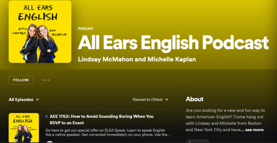 Podcast : All Ears English Podcast