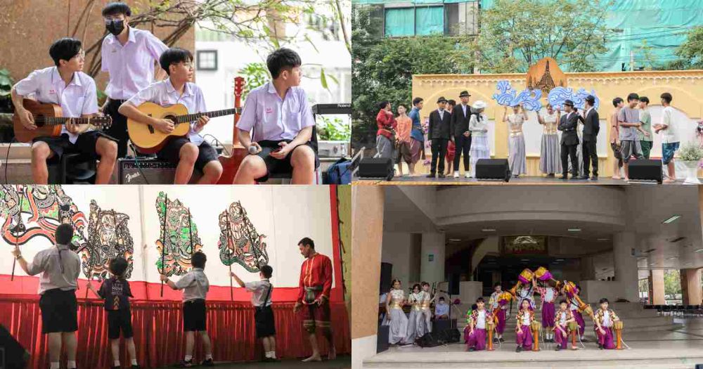 บรรยากาศการทำกิจกรรมของนักเรียน โรงเรียนกรุงเทพคริสเตียนวิทยาลัย