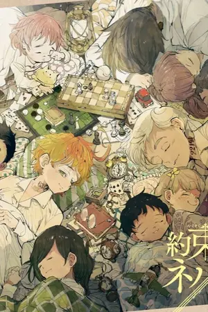 ปกนิยาย The Promised Neverland  ;  ไม่มีวันจะโดนให้จับไปกินหรอกนะ !  ||  RayXOc