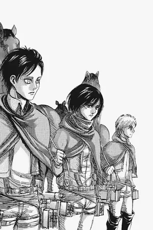 ปกนิยาย [Fic attack on Titan] เคียงกัน