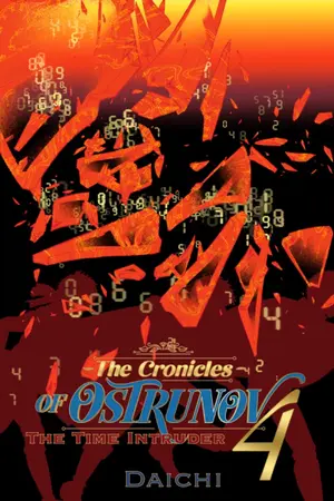 ปกนิยาย The Chronicles of Ostrunov 4 บทตำนานแห่งโลกออสทรูนอฟ 4 : ผู้บุกรุกวิถีแห่งกาลเวลา ภาคภาษาอังกฤษ