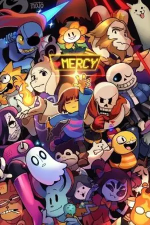 ปกนิยาย undertale เกิดใหม่เป็นเด็กมนุษย์