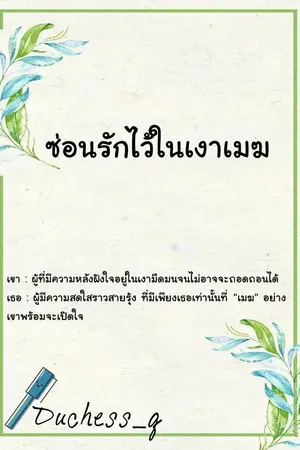 ปกนิยาย ซ่อนรักไว้ในเงาเมฆ