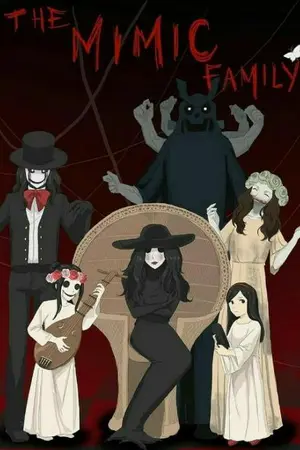 ปกนิยาย เมื่อคุณต้องมาอยู่กับตัวละครในThe mimic ||The mimic||