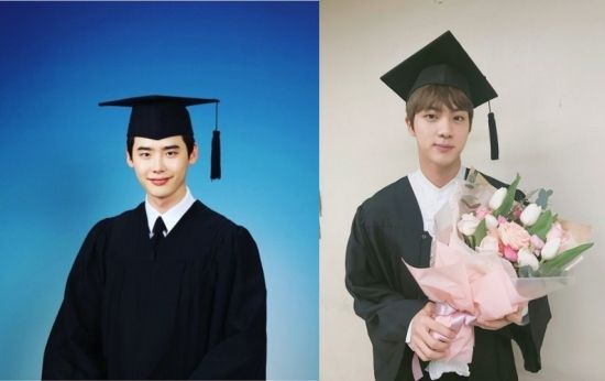                                                                                                                                         อีจงซอก และ จิน BTS จบการศึกษาจากม.คอนกุก                                                                                                                                                      (Photo Credit: 