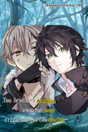 ปกนิยาย สองพี่น้องตะลุยต่างโลก