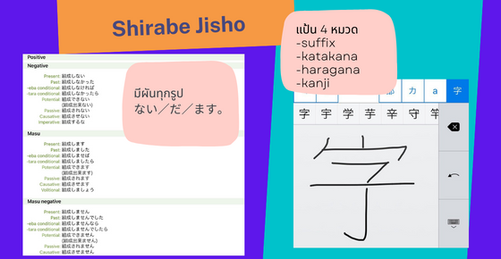 ภาพจาก shirabe jisho