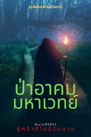 ปกนิยาย ป่าอาคมมหาเวทย์