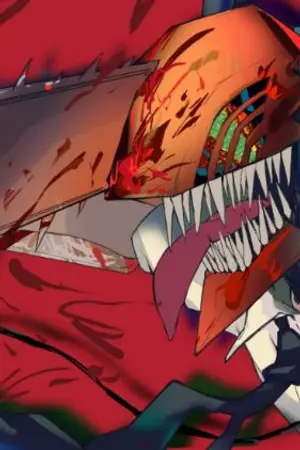 ปกนิยาย (fic chainsaw man )สองคู่หูปีศาส