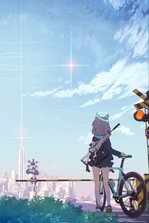 ปกนิยาย Blue​archive​เซนเซย์สุดแกร่ง