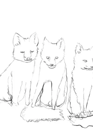 ปกนิยาย [END] เรื่องวุ่นๆของสามจิ้งจอกน้อย