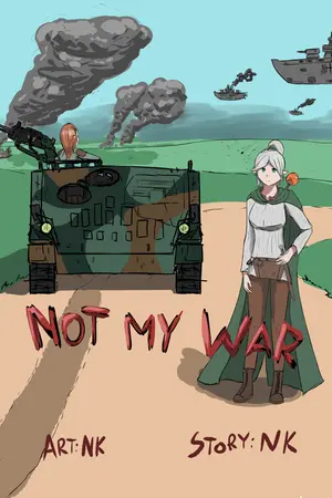 ปกนิยาย " It's not my war... " | The WarWave Novel