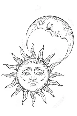 ปกนิยาย บุตรแห่งตะวันแลจันทรา