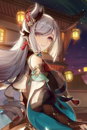 ปกนิยาย MHA x Genshin impact รุ่งอรุณที่เยือกเย็น