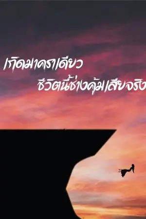 ปกนิยาย เกิดมาคราเดียว ชีวิตนี้ช่างคุ้มเสียจริง