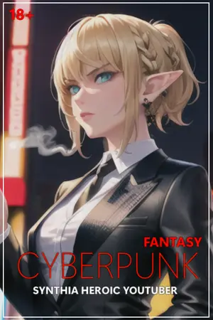 ปกนิยาย Synthia Heroic Youtuber ซินเทรียฮีโร่ยูทูปเบอร์ในโลกไซเบอร์พังก์
