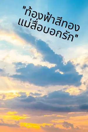 ปกนิยาย ท้องฟ้าสีทองแม่สื่อบอกรัก