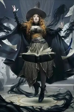 ปกนิยาย แม่มดกับสาวรับใช้