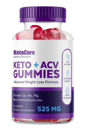 ปกนิยาย Keto Core ACV Gummies Canada