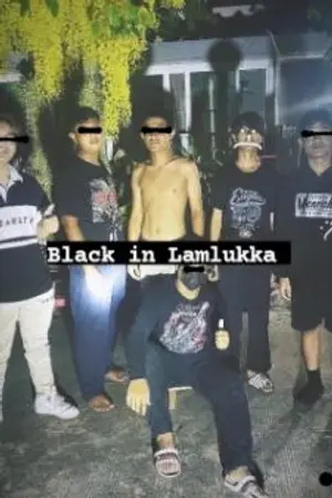 ปกนิยาย Black in Lamlukka นักศึกษาช่างและเส้นทางมาเฟีย