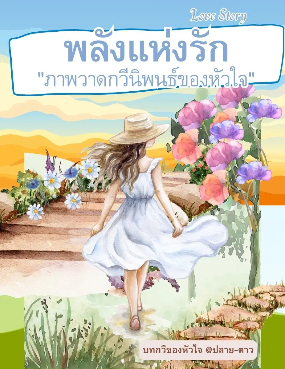ปกนิยาย พลังแห่งรัก "ภาพวาดกวีนิพนธ์ของหัวใจ" เล่ม1