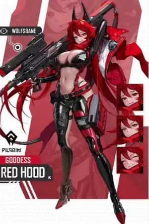 ปกนิยาย เกิดใหม่เป็นRED HOODในโลกมาฮีโร่