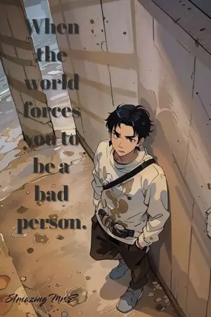 ปกนิยาย When the world forces you to be bad preson. เมื่อโลกบังคับให้เป็นคนเลว