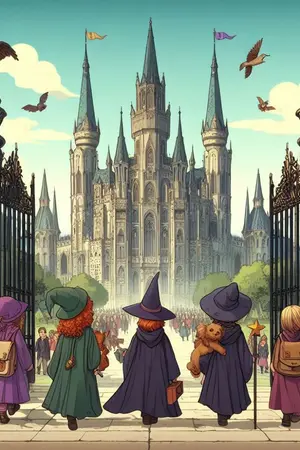 ปกนิยาย เรื่องราวขำขันเกิดขึ้นใน "โรงเรียนปริญญาตรีเวทมนตร์" ที่เต็มไปด้วยนักเรียนและอาจารย์ที่ไม่ธรรมดา