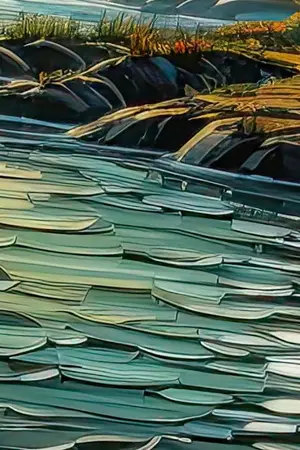 ปกนิยาย ตำนานเล่าขาน นางเงือกในห้องเก็บของหลังสระน้ำ
