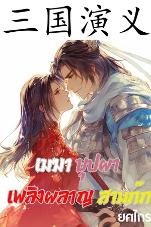 ปกนิยาย เมฆาบุปผา เพลิงผลาญสามก๊ก