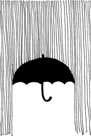 ปกนิยาย ว่ากันว่าฝนชอบอยู่ใกล้เมฆ